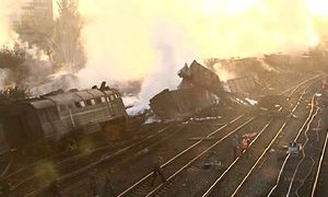 МЧС России завершили работы на месте крушения поезда с химикатами