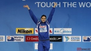 Украинка Дарья Зевина выиграла этап международного турнира по плаванию