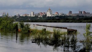 Хабаровск быстро уходит под воду