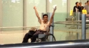 Парализованного китайца посадили на шесть лет за взрыв в аэропорту