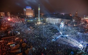 Новогодние мероприятия в Украине прошли без грубых нарушений общественного порядка