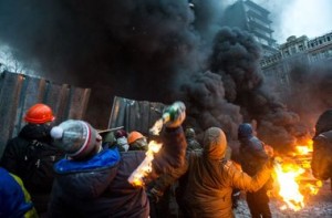 Как митингующие пережили ночь на Грушевского