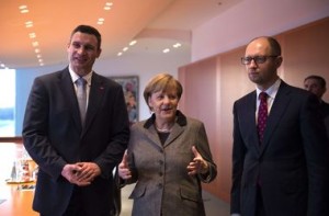 Кличко и Меркель более часа обсуждали украинский кризис
