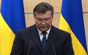 Видео заявления Януковича в Ростове
