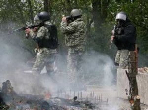 Украинские военные не решились войти в Славянск (+Видео)