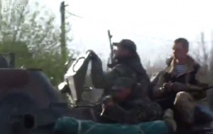 В сеть попало видео того, как украинские военные прорывались через Краматорск (+Видео)