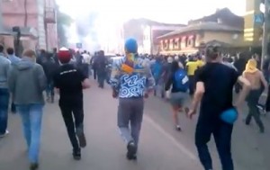 В результате драки ультрас в Харькове пострадали 9 человек (+Видео)