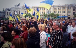 В Харькове на митинг за единство Украины вышли около 7 тысяч человек (+Видео)