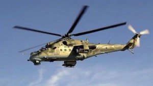 Под Краматорском обстрелян украинский вертолет Ми-8