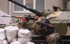 Украинская армия штурмует Славянск (+Видео)