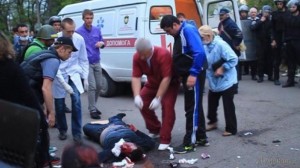 Во время уличных боев и пожара в центре Одессы погибли десятки людей (+Видео)