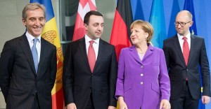 Премьеры Украины, Молдовы и Грузии провели переговоры с Меркель