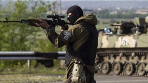 В Рубежном боевики обстреляли и ограбили горотдел милиции
