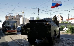 В Донецк вошла колонна военной техники – очевидцы