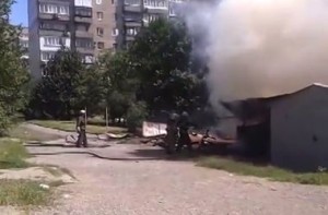 Центр Донецка после обстрела (+Видео)