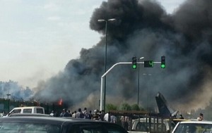 Возле аэропорта Тегерана разбился пассажирский самолет
