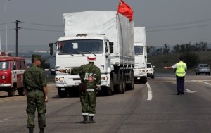 За сутки таможню прошли 34 грузовика с гуманитарным грузом из России