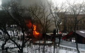 На станции в Харькове взорвалась цистерна с дизтопливом для ВСУ