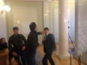 Драка в Верховной Раде: Соболев против Ивченко (+Видео)