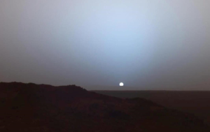 NASA показало закат на Марсе (+Видео)