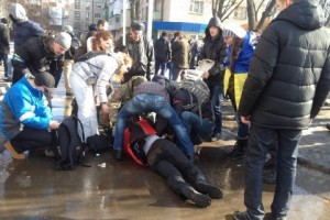 В сеть попало видео взрыва в Харькове (+Видео)