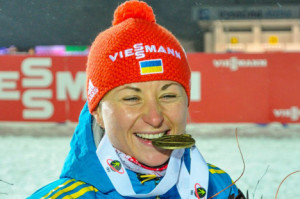 Украинская биатлонистка выиграла бронзовую медаль на Чемпионате мира