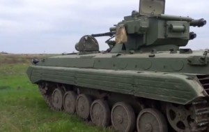 В Украине испытали модернизированный броневик с модулем “Шквал”