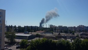 Под Киевом горит заправка и склад пенопласта (+Видео)
