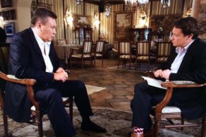 Янукович дал первое интервью западному СМИ