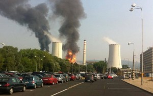 В Чехии взорвался нефтеперерабатывающий завод
