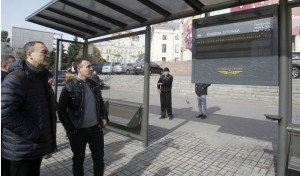 В Киеве поставили “умные” остановки транспорта