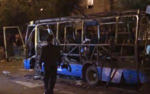 Причиной взрыва автобуса в Ереване стала бомба (+Видео)