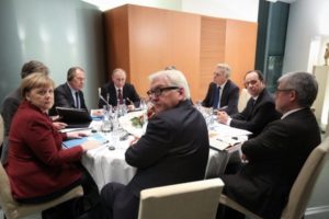 Порошенко покинул зал: в Берлине завершились переговоры “нормандской четверки”