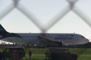 В Ливии неизвестный захватил самолет с пассажирами