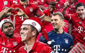 Игроки Баварии оригинально поздравили болельщиков с Рождеством