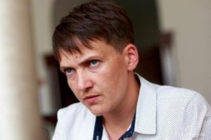 Савченко внесли в базу сайта “Миротворец”
