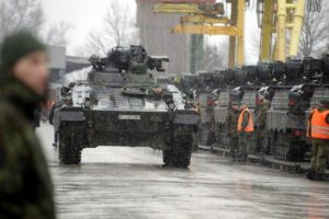 В Литву прибыли немецкие танки