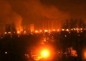 В Сети появилось видео взрыва в Донецке (+Видео)