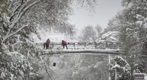 Харьков засыпало рекордным количеством снега