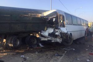 В России автобус с детьми из Крыма попал в ДТП
