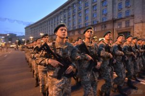 В Киеве состоялась репетиция парада к 24 августа