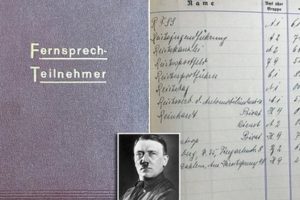 Телефонная книга Гитлера с контактами нацистов ушла на аукционе по двойной цене