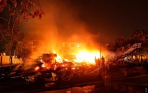 Названа причина пожара в лагере Одессы