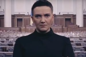 В сети появился провокационный ролик Савченко, где она якобы взрывает Раду (+Видео)