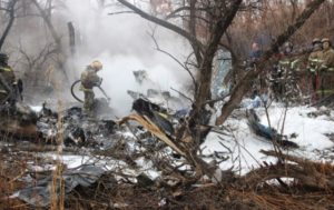 В российском Хабаровске разбился вертолет, шестеро погибших