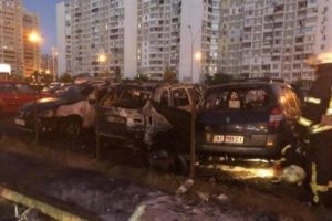 В Киеве неизвестные сожгли автомобиль помощника нардепа Мосийчука