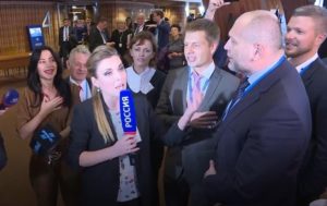 Нардепы Украины спели гимн в эфире росТВ