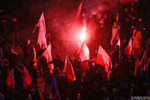 В Варшаве прошел марш к 100-летию независимости Польши