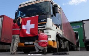 Швейцария направила 400 тонн гумпомощи в “ДНР”