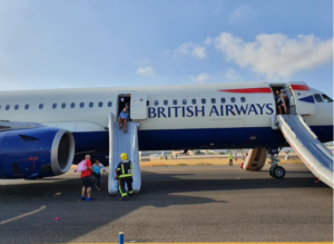 Самолет British Airways совершил экстренную посадку